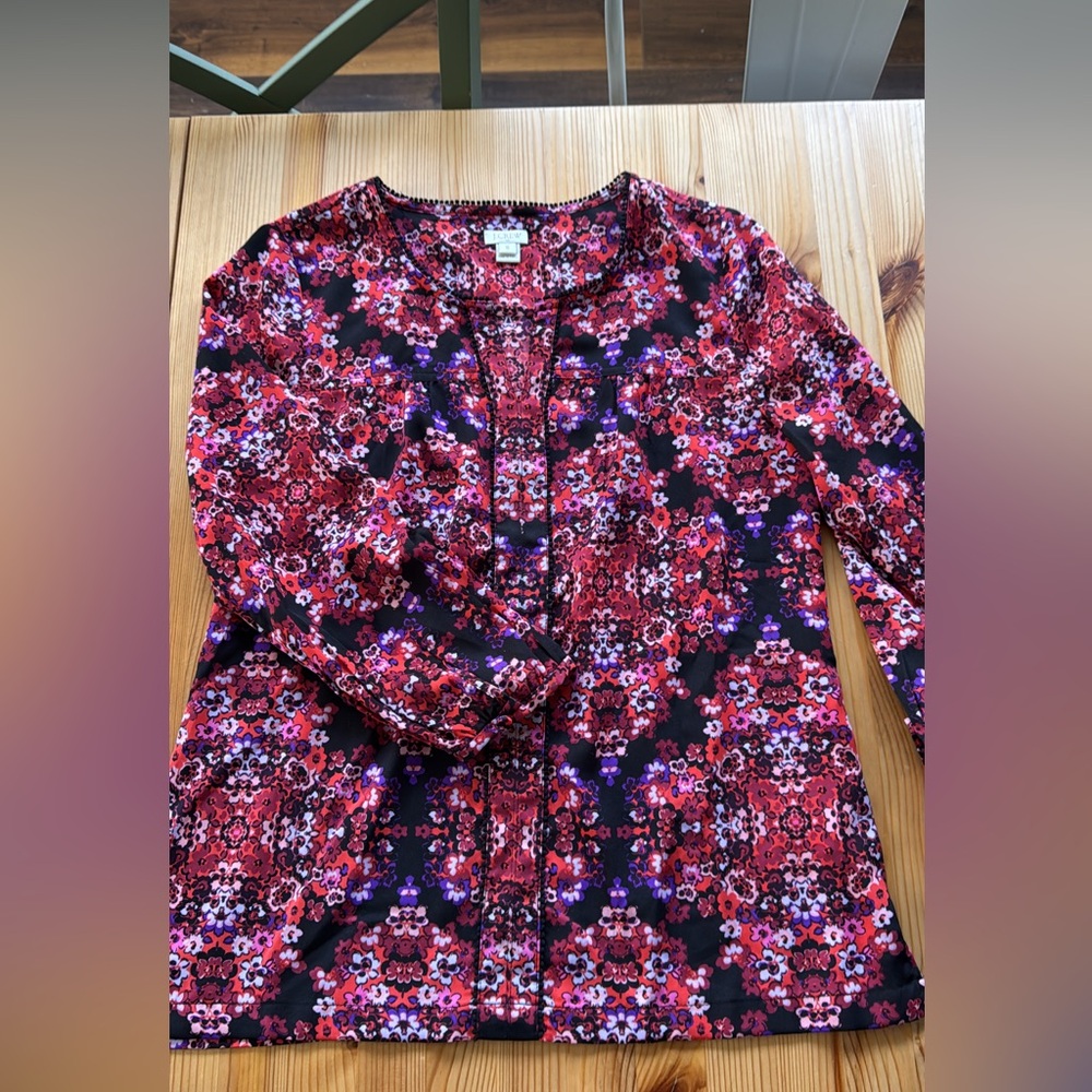 Jcrew Floral blouse